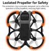Craznick Avata Propeller Guard Bumper: Protective Bumper Ring Anti-Collision Impact Protectors for DJI Avata Accessories Orange view 3