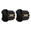 INJORA Brass Front Rear Axle Diff Covers - Black Coating Diff Cover for TRX4M 1/18 Crawler Car Upgrade Parts,2PCS view 2