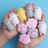 Outee 10 Pcs Mochi Toys Cute Mochi Cat Stress Relief Toy Party Favors for Kids Animals Toys for Kids Adults view 2