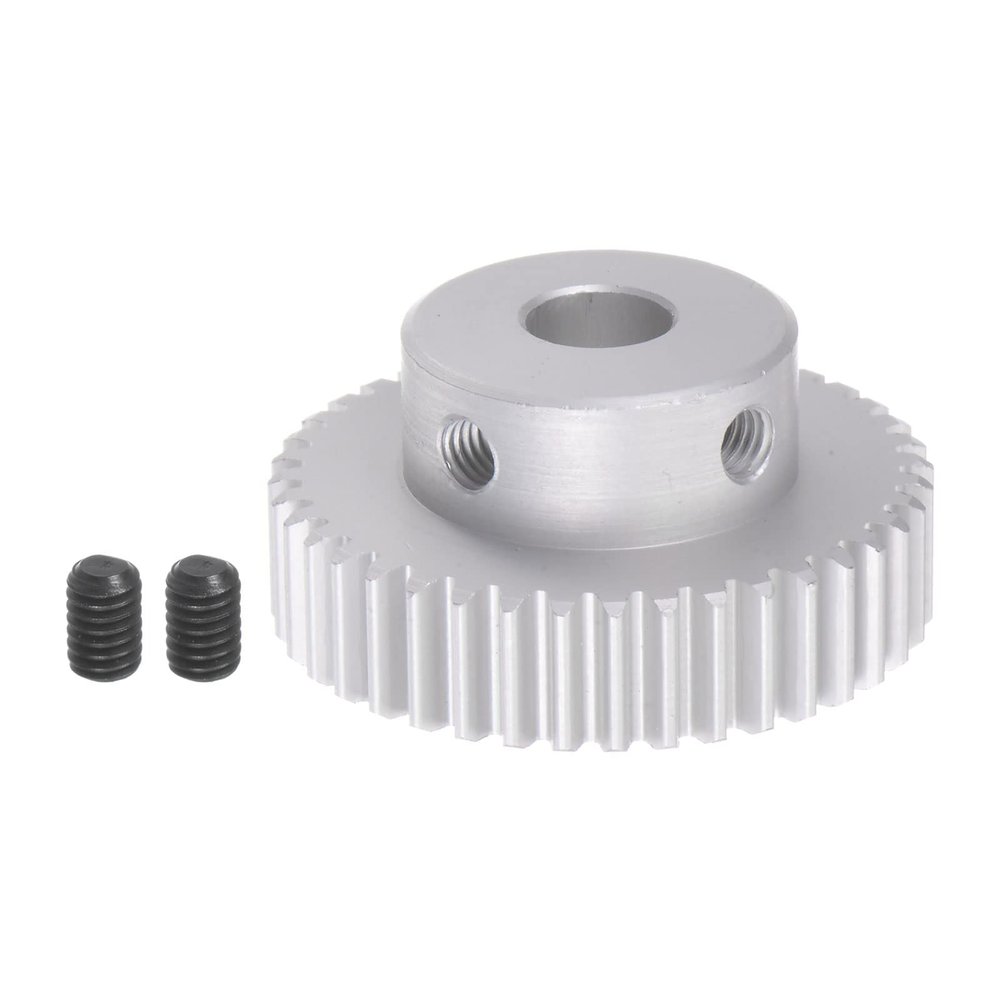 HARFINGTON Step Spur Gear 6mm Bore Gear 40T Mod 1 Aluminum Alloy Motor Gear for RC Car Replacement Parts Accessories Electric Grinder Gearbox Reduction Gear Reducer