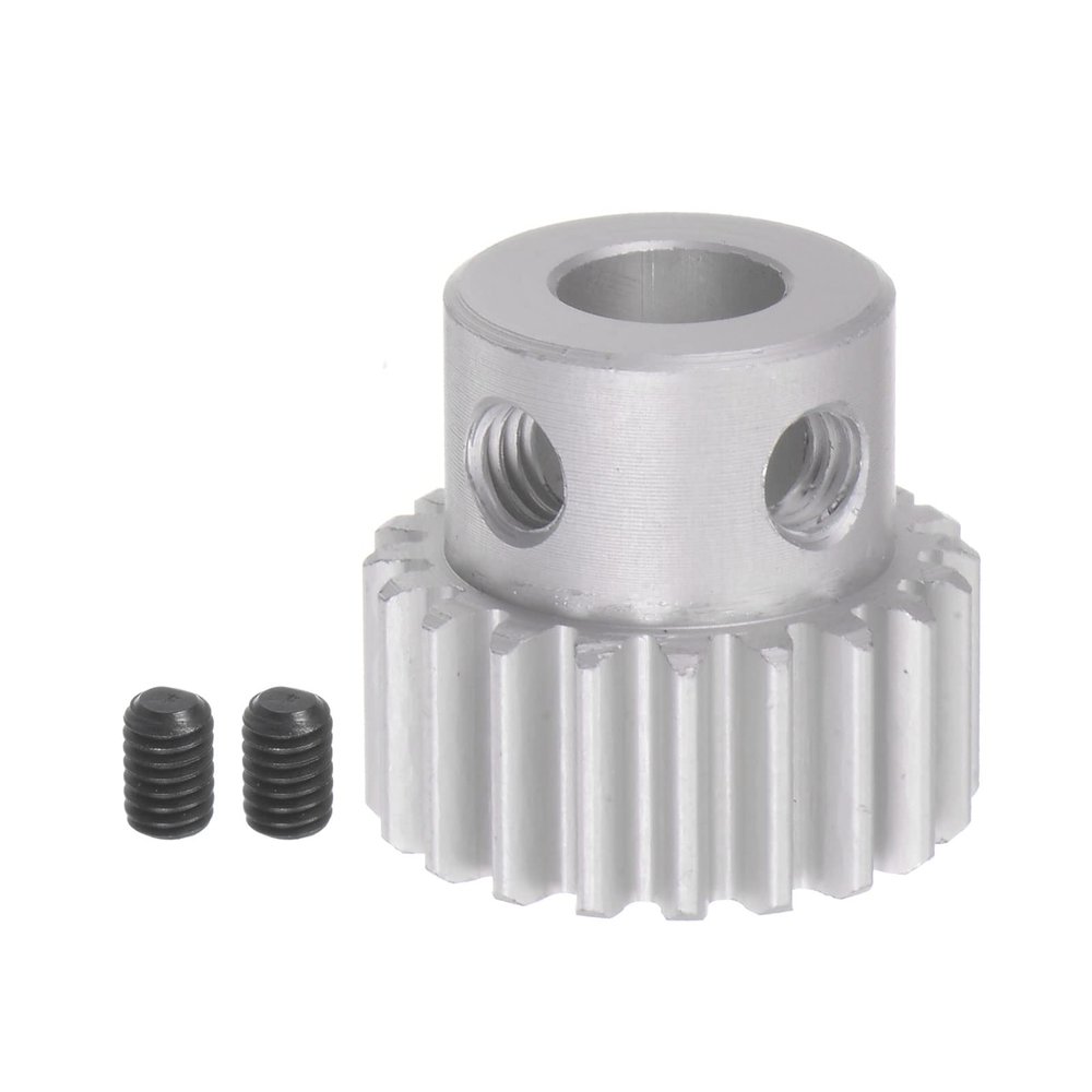 HARFINGTON Step Spur Gear 6mm Bore Gear 20T Mod 1 Aluminum Alloy Motor Gear for RC Car Replacement Parts Accessories Electric Grinder Gearbox Reduction Gear Reducer