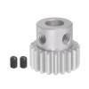 HARFINGTON Step Spur Gear 6mm Bore Gear 20T Mod 1 Aluminum Alloy Motor Gear for RC Car Replacement Parts Accessories Electric Grinder Gearbox Reduction Gear Reducer view 1