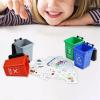 Almencla Garbage Classification Toy Tiny Early Educational Curbside Garbage Bin Recycling Toy Waste Management for Children Girls Gift Kids Toddlers, Large view 4