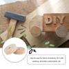 20Pcs Log Wheel Wooden Crafts Wheels Wooden car s mini car spools Wood s Wood s Toys for Kids mini s s Toy Pull Supplies Child view 2
