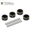 TREAL 1.9 Wheel Hubs Brass Weights 9mm/12mm/15mm/18mm Widen Adapters Compatible with 1/10 RC Crawlers (9mm) view 2