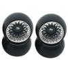 RC 1/28 Drift Wheels,Alloy RC Wheel Tires for 1/28 Wltoys K969 K989 P929 kyosho Rally Model car Upgraded Part 4pcs/Set(Black) view 1
