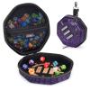 ENHANCE DND Dice Tray and Case - Collector's Edition DND Dice Holder up to 150 D&D Shakers with Hard Shell Exterior and Protective Soft Interior - Rolling Tray Perfect for Game Night (Dragon Purple) view 1