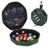 ENHANCE DND Dice Tray and Case - Collector's Edition DND Dice Holder up to 150 D&D Shakers with Hard Shell Exterior and Protective Soft Interior - Rolling Tray Perfect for Game Night (Dragon Green) view 1