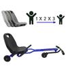 509 Crew Landshark Ride-On: Blue - Kids 509 Crew Ride-On Lets You Create Forward Driving Kinetic Energy with Push & Pull Leg Action, Side to Side & Forward Direction, Ages 5+, Large view 3