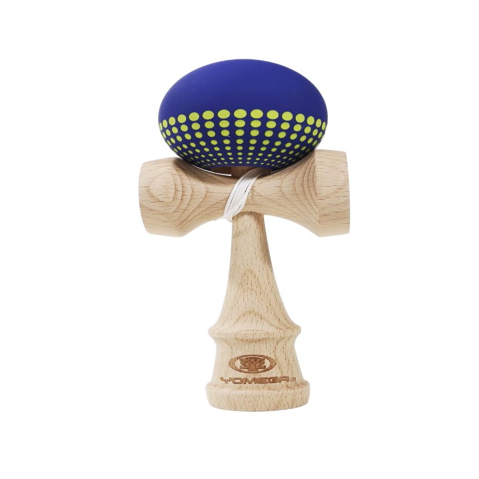 Yomega Pro Model Kendama  The Traditional Japanese Toss and Catch Skill Game with Rubberized Paint for Easier Skill Building Play (Dark Blue)
