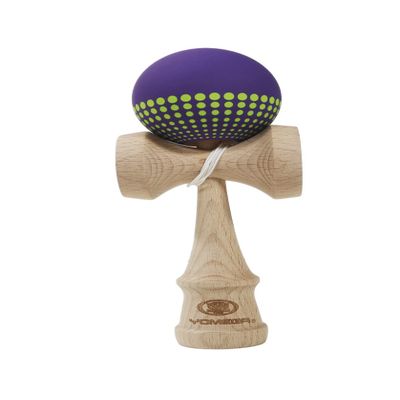 Yomega Pro Model Kendama  The Traditional Japanese Toss and Catch Skill Game with Rubberized Paint for Easier Skill Building Play (Purple)