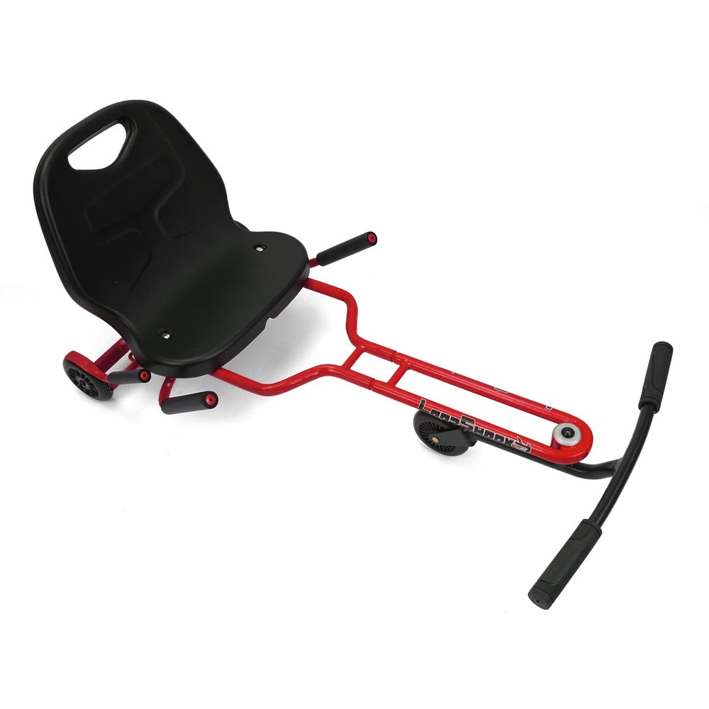 509 Crew Landshark Ride-On: Red - Kids 509 Crew Ride-On Lets You Create Forward Driving Kinetic Energy with Push & Pull Leg Action, Side to Side & Forward Direction, Ages 5+, Large