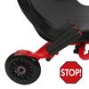 509 Crew Landshark Ride-On: Red - Kids 509 Crew Ride-On Lets You Create Forward Driving Kinetic Energy with Push & Pull Leg Action, Side to Side & Forward Direction, Ages 5+, Large view 4