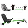 509 Crew Landshark Ride-On: Green - Kids 509 Crew Ride-On Lets You Create Forward Driving Kinetic Energy with Push & Pull Leg Action, Side to Side & Forward Direction, Ages 5+ view 3