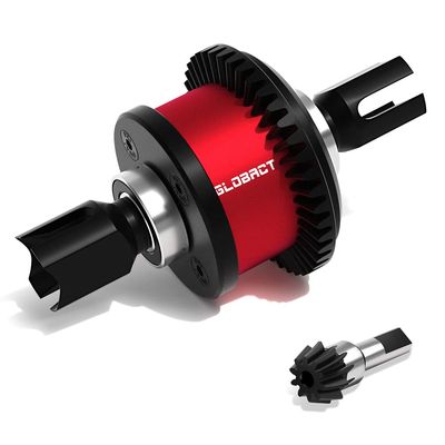 GLOBACT Steel 43T Differential Active F/R Diff Set with 10T Input Gear for Arrma 1/7 Felony Limitless Infraction Fireteam Mojave 1/8 Typhon Notorious Kraton Outcast 6s Series Upgrade Parts