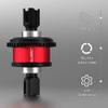 GLOBACT Steel 43T Differential Active F/R Diff Set with 10T Input Gear for Arrma 1/7 Felony Limitless Infraction Fireteam Mojave 1/8 Typhon Notorious Kraton Outcast 6s Series Upgrade Parts view 3