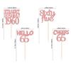 Gyufise 24 PCS Rose Gold 65 Cupcake Toppers Straight Outta 1960 Sixty Five Hello 65 Cheers to 65 Years Birthday Cupcake Picks 65th Birthday Anniversary Cake Decorations Supplies view 2