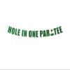 Hole In One Par-Tee banner - First Birthday, 1st Birthday Party, Turning One Party Banner, Golf Theme party Hanging letter sign (Customizable) view 1