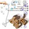 Montessori Toys 1 2 3 4 Years Old Boys Girls Wooden Walking Pull Dog Toy for Baby Toddler, Pull Along Walking Toys, Walk Along Puppy Pull, Wooden Pull & Push Toy view 3