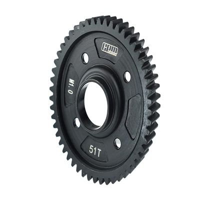 GPM Upgrades Medium Carbon Steel Center Diff Output Gear 51T for 1/5 X-Maxx 8S Monster Truck (77086-4) RC Cars