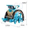 Lucky Doug 12-in-1 STEM Solar Robot Kit Toys Gifts for Kids 8 9 10 11 12 13 Years Old, Educational Building Science Experiment Set Birthday for Kids Boys Girls view 2