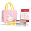 drizzle Travel Mini American Mahjong Set - 166 White Tiles Includes Jokers 0.8" White Melamine Material - with Racks Instructions and Duck Bag 2.20 Pounds view 1