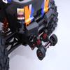 QingLeng Nylon Sturdy & Stable Wheelie Bar with Dual Spring Buffer for Traxxas 1/5 6S 8S X-MAXX - Black Wheels view 1