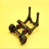 QingLeng Nylon Sturdy & Stable Wheelie Bar with Dual Spring Buffer for Traxxas 1/5 6S 8S X-MAXX - Black Wheels view 4