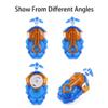 Hozuumo Gyro Battling Top Burst Gyro Toy Set, with Gyro Launchers and Handle Combat Battling Game, Gift for Kids Children, B-187+B-192 view 4