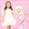 Sratte 100 Pcs 13 Inch Star Wand Fairy Baton Stick Princess Plating Wand Fairy Accessories for Women Angel Baton for Girls Kids Witch Costume Halloween Witch Queen Cosplay Prop(Gold) view 3