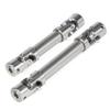 2pcs Universal Joint Driveshaft for 1/18 RC Rock Crawler Axial UTB18 Capra Unlimited Trail Buggy RC Steel Heavy Duty Drive Shaft view 1