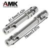 2pcs Universal Joint Driveshaft for 1/18 RC Rock Crawler Axial UTB18 Capra Unlimited Trail Buggy RC Steel Heavy Duty Drive Shaft view 4