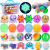 24 Pack Stress Balls, Squishy Balls, Squeeze Balls for Adults, Stress Relief Balls, Prize Box Stuffers, Party Favors view 1