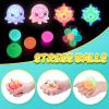 24 Pack Stress Balls, Squishy Balls, Squeeze Balls for Adults, Stress Relief Balls, Prize Box Stuffers, Party Favors view 2