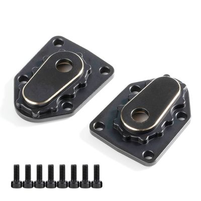 UTB18 Brass Counter Weight Axle Housing Black Coating for Axial RC Crawler 1/18 UTB18 Capra Unlimited Trail Buggy RTR Upgrade Part (D - Portal Box Cover)