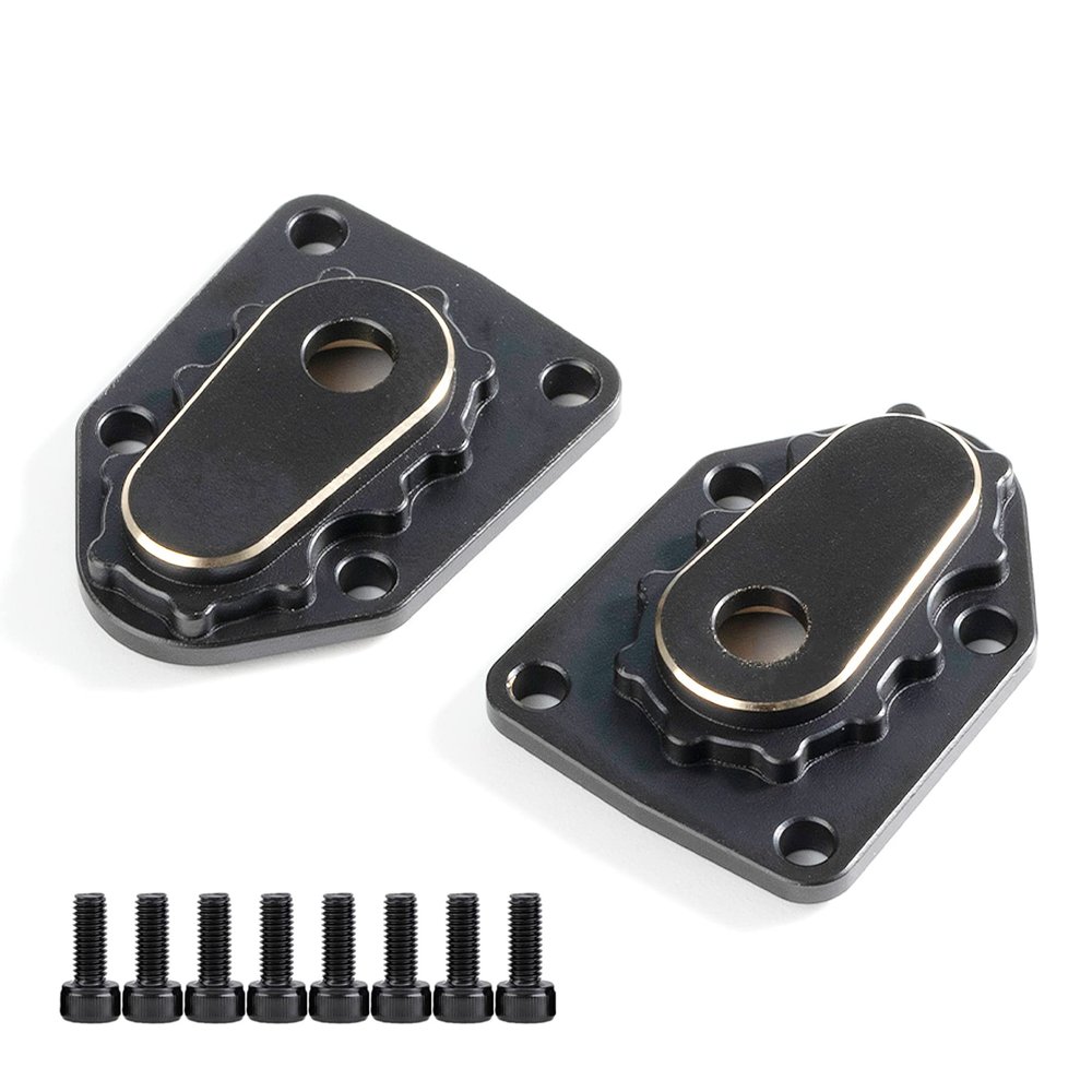 UTB18 Brass Counter Weight Axle Housing Black Coating for Axial RC Crawler 1/18 UTB18 Capra Unlimited Trail Buggy RTR Upgrade Part (D - Portal Box Cover)