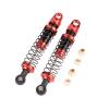 KYX Racing CNC Machined Aluminum 82mm Black Front Rear Suspension Shocks Upgrades Parts Accessories for 1/18 RC Crawler Car Axial UTB18 Capra Unlimited Trail Buggy (Red) view 4