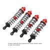 Aluminum Alloy Damper Assembled Shocks Front & Rear Replacement (Red), 4PCS Aluminum Front & Rear RC Shocks for ARRMA 1/7 Mojave 1/8 Kraton, Slash Shocks 4x4 Body rc car Front Rear Shock view 4