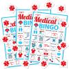 Cheereveal Nurse Graduation Party Games, Nurse Graduation Bingo Game with 12 Player Chips, 24 Medical Bingo Cards for Graduation Party Games 2026, Nursing Grad Party Activities Supplies view 1
