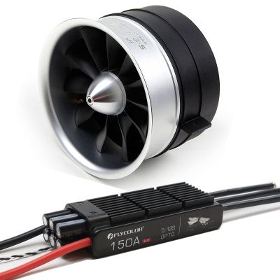 105mm EDF and 150A ESC 12S 750KV 7.4KG Thrust for Rc Airplane Jet Aircraft