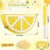 Sratte Lemon Piata Fruit Summer Theme Includes Stick Blindfold Confetti Small Fruit Piata Birthday Party Decorations for Fiestas Summer Tropical Party Supplies Carnival Game view 2