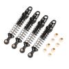 KYX Racing CNC Machined Aluminum 82mm Black Front Rear Suspension Shocks Upgrades Parts Accessories for 1/18 RC Crawler Car Axial UTB18 Capra Unlimited Trail Buggy (Black) view 3