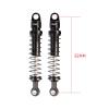 KYX Racing CNC Machined Aluminum 82mm Black Front Rear Suspension Shocks Upgrades Parts Accessories for 1/18 RC Crawler Car Axial UTB18 Capra Unlimited Trail Buggy (Black) view 4