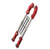 Aluminum + Stainless Steel Adjustable Front Steering Tie Rod for Arrma 1:8 KRATON 6S / RC Talion 6S / Outcast 6S / Electric Talion 6S / Notorious 6S / KRATON 6S V5 / Notorious 6S V5 - Red view 1