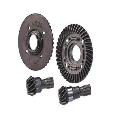 Chrome Steel Front + Rear Spiral Bevel Gears For Traxxas 1:5 X Maxx 6S / X Maxx 8S / XRT 8S Monster Truck Upgrades - Black