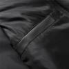 Maiyifu-GJ Casual Motorcycle Jacket for Men Faux Leather Windproof Moto Coat Vintage Bomber Hoodie with Removable Hood (Black,Medium) view 4
