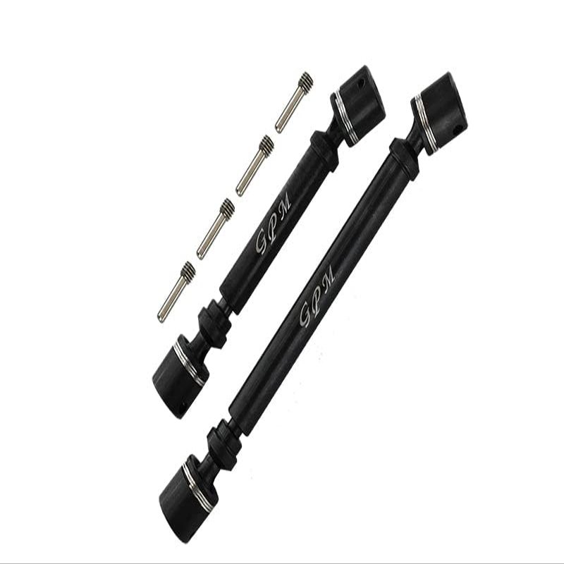 Axial 1/18 UTB18 Capra 4WD Unlimited Trail Buggy AXI01002 Upgrade Parts Medium Carbon Steel Front + Rear CVD Drive Shaft - Black
