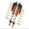 GPM for Arrma 1:5 KRATON 8S BLX-ARA110002 Upgrade Parts Aluminum 6061-T6 Rear L-Shape Piggy Back (Built-in Piston Spring) Adjustable Spring Dampers 187mm - Orange view 1