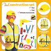 Deekin 5 Sets Kids Dress up Costumes, Toddler Dress up Clothes for Boys Girls, Community Helpers Construction Worker Police Firefighter Doctor Surgeon Pretend Outfits for Ages 37 view 2