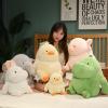 cdar Animal Plush Doll Lovely Doll Plushies Appease Toy Sofa Ornament Fluffy Stuffed Animal Children Doll Pillow Christmas Decoration Elephant M view 2